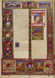 Fol. Mózes könyvének vége, Józsué könyvének eleje, a Borso d