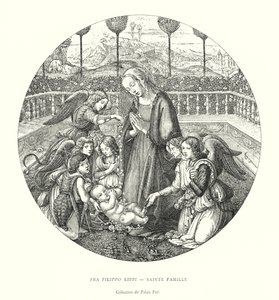 Fra Filippo Lippi, Szent Család, Pitti Palota Gyűjtemény (metszet) alkotó: Italian School