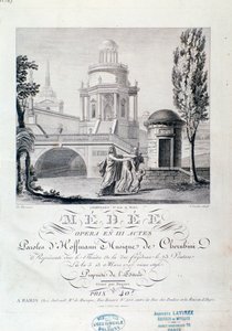 A Médea (3. jelenet), Luigi Cherubini operájának előképe alkotó: Italian School