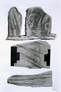 Gnistad bronzok, 1820-as és 30-as évek körül (színes metszet) alkotó: Italian School