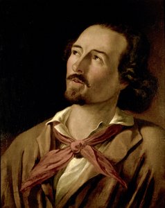 Goffredo Mameli (1827-1849) költő és az olasz Risorgimento hazafia. századi névtelen festmény. A Risorgimento Milánói Múzeum alkotó: Italian School