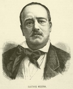 Gustavo Modena (metszet) alkotó: Italian School