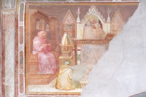 Szent szerzetes (freskó) alkotó: Italian School