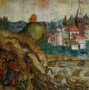 A tenger ki fog száradni, János kinyilatkoztatásának részlete alkotó: Italian School