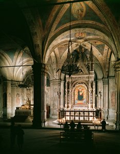 A templom belső képe alkotó: Italian School