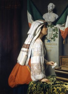 Luigi Riva 1870. októberi olasz népszavazása alkotó: Italian School