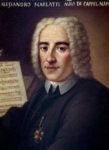 Alessandro Scarlatti olasz zeneszerző, részlet (olaj, vászon) alkotó: Italian School