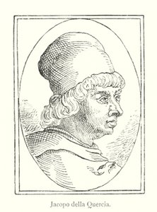 Jacopo della Quercia (metszet) alkotó: Italian School