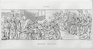 Traianus oszlopa, Traianus oszlopa (metszet) alkotó: Italian School