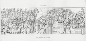 Traianus oszlopa, Traianus oszlopa (metszet) alkotó: Italian School