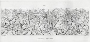 Traianus oszlopa, Traianus oszlopa (metszet) alkotó: Italian School