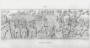 Traianus oszlopa (metszet) alkotó: Italian School