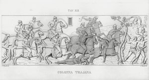Traianus oszlopa, Traianus oszlopa (metszet) alkotó: Italian School