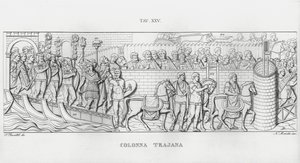 Traianus oszlopa, Traianus oszlopa (metszet) alkotó: Italian School