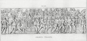 Traianus oszlopa, Traianus oszlopa (metszet) alkotó: Italian School
