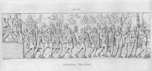 Traianus oszlopa, Traianus oszlopa (metszet) alkotó: Italian School