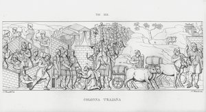 La Colonna Trajana, Traianus oszlopa alkotó: Italian School
