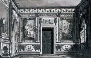 Nagy görög szalon, Gaetano Landi építészeti dekorációiból, 1810 alkotó: Italian School