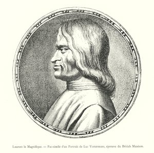 Csodálatos Lawrence, Luc Vostermans portréjának fakszimile, British Museum bizonyíték (metszet) alkotó: Italian School