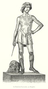 Le David de Verrocchio, au Bargello (metszet) alkotó: Italian School