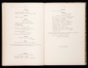 Librettó: Tosca, Giacomo Puccini, Ricordi kiadás, Olaszország alkotó: Italian School