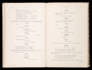 Librettó: Tosca, Giacomo Puccini, Ricordi kiadás, Olaszország alkotó: Italian School