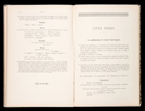 Librettó: Tosca, Giacomo Puccini, Ricordi kiadás, Olaszország alkotó: Italian School