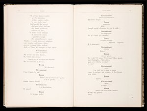 Librettó: Tosca, Giacomo Puccini, Ricordi kiadás, Olaszország alkotó: Italian School