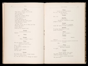 Librettó: Tosca, Giacomo Puccini, Ricordi Edition, Olaszország alkotó: Italian School