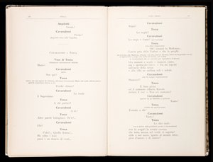 Librettó: Tosca, Giacomo Puccini, Ricordi Edition, Olaszország alkotó: Italian School