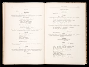 Librettó: Tosca, Giacomo Puccini, Ricordi kiadás, Olaszország alkotó: Italian School