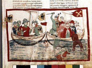 IX. Lajos a keresztes lovagokkal alkotó: Italian School