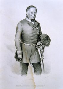 Maresciallo Radetzky Graff, illusztráció az Olaszország történelméből alkotó: Italian School