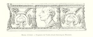 Matteo Civitali, Fragment de Tombe, South Kensington Múzeum (metszet) alkotó: Italian School