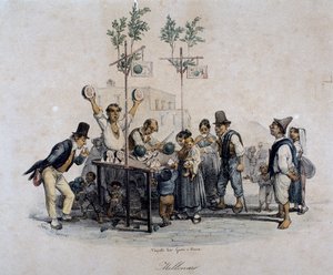 Dinnye eladó, Olaszország alkotó: Italian School