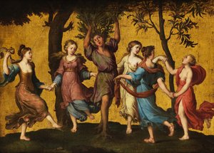 Daphne metamorfózisa I 17.18Jh alkotó: Italian School