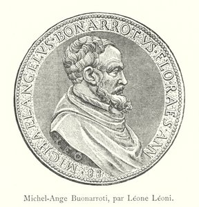 Michel-Ange Buonarroti, Leone Leoni (metszet) alkotó: Italian School