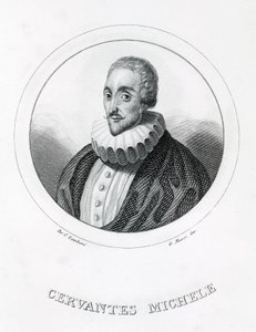 Miguel de Cervantes spanyol író (1547-1616). alkotó: Italian School
