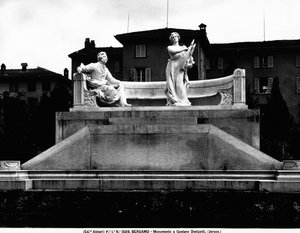 Gaetano Donizetti emlékműve (márvány) alkotó: Italian School