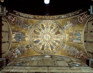 A Scarsella boltozatának mozaikjai, 1202 után alkotó: Italian School