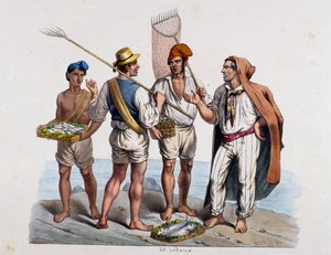 Nápolyi halászok, Olaszország alkotó: Italian School