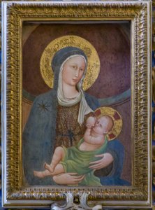 Ápoló Madonna, 1440-50 körül (freskó) alkotó: Italian School