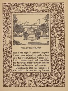 Oldal a San Domenico Palace Hotel, Taormina prospektusából (litho) alkotó: Italian School