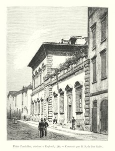Pandolfini palota, Raphaelnek tulajdonították alkotó: Italian School