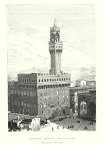 Palais de la Seigneurie, Palazzo Vecchio, Arnolfo di Lapo, építész alkotó: Italian School
