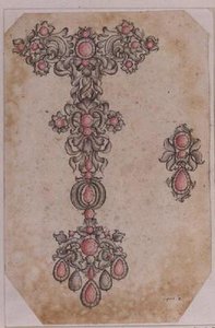 Santini medál és fülbevaló (17. század) alkotó: Italian School
