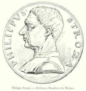 Philippe Strozzi, Benedetto da Majano attribútuma (metszet) alkotó: Italian School
