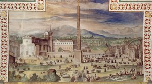 Piazza del Popolo, Róma alkotó: Italian School