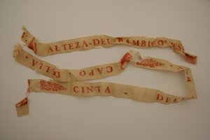 Zarándok fehér szalag, 17. század alkotó: Italian School