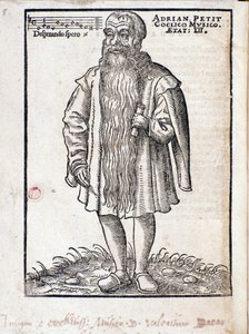 Adrianus Petit Coclico (1500-1562) portréja, a reneszánsz holland zeneszerzője. alkotó: Italian School
